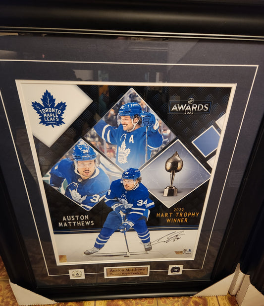 Hockey Toronto Maple Leafs Auston Matthews Autographed 16x20 Frame