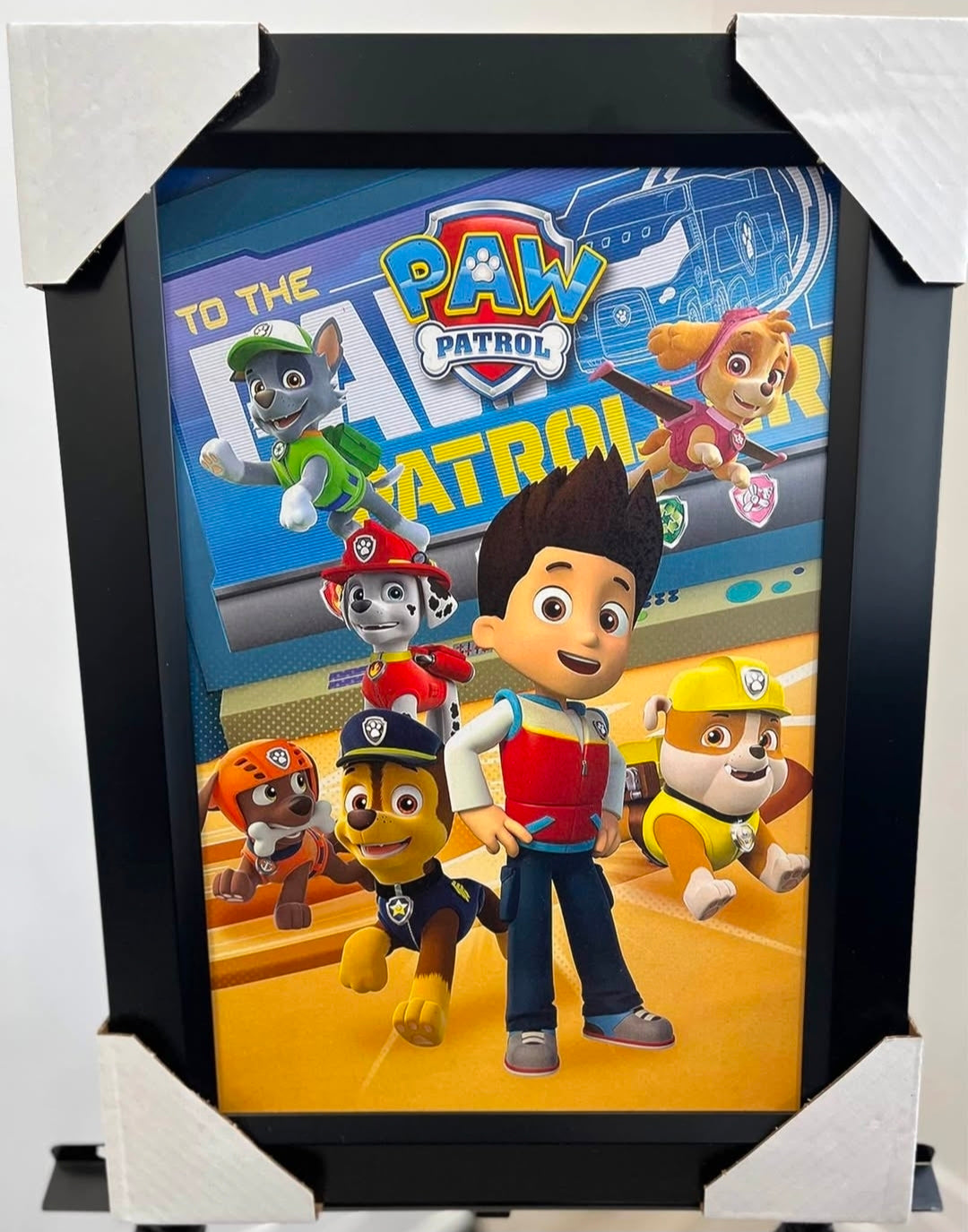 21x16 Movie Paw Patrol Textured Fine Art Print