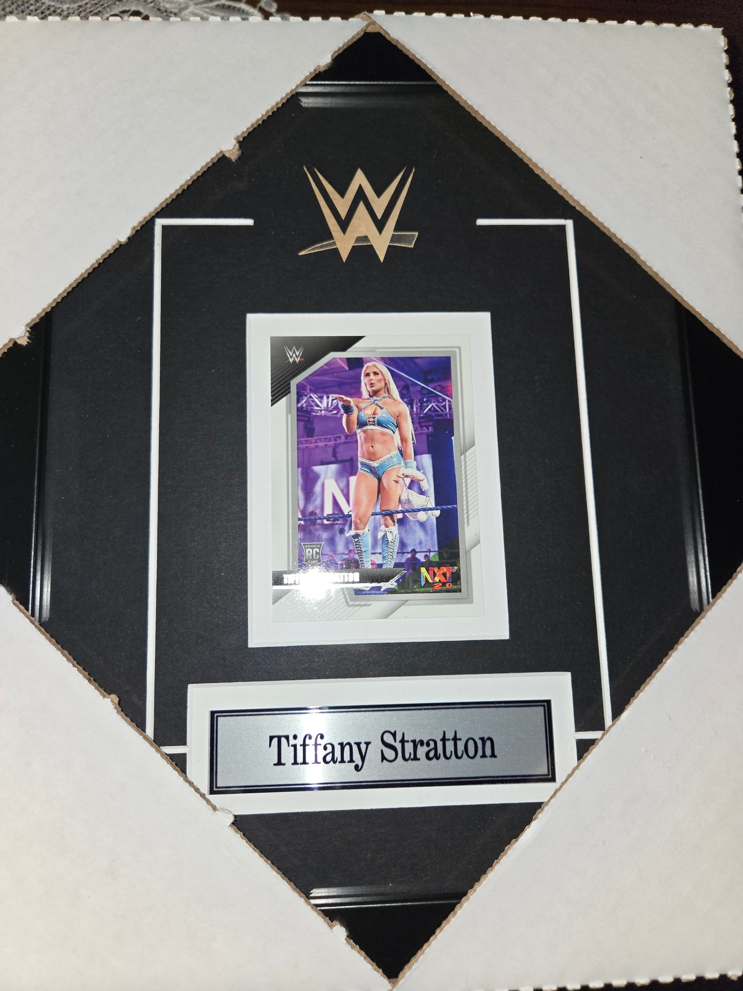 12x10 WWE WWF NWO WCW Tiffany Stratton Single Card Collector Frame
