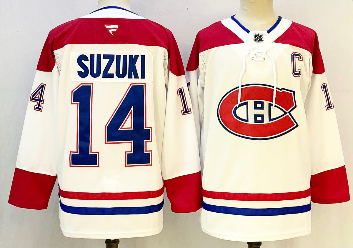 Montreal Canadiens Suzuki Away Hockey Jersey Size Mens Medium