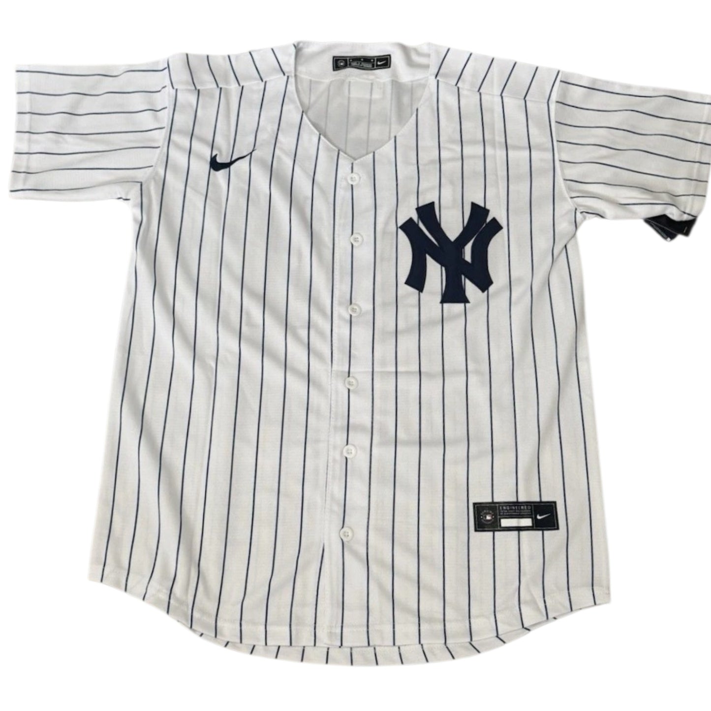 New York Yankees Schlittler White Pinstripe No Name Only Number Baseball Jersey Size Mens XXL
