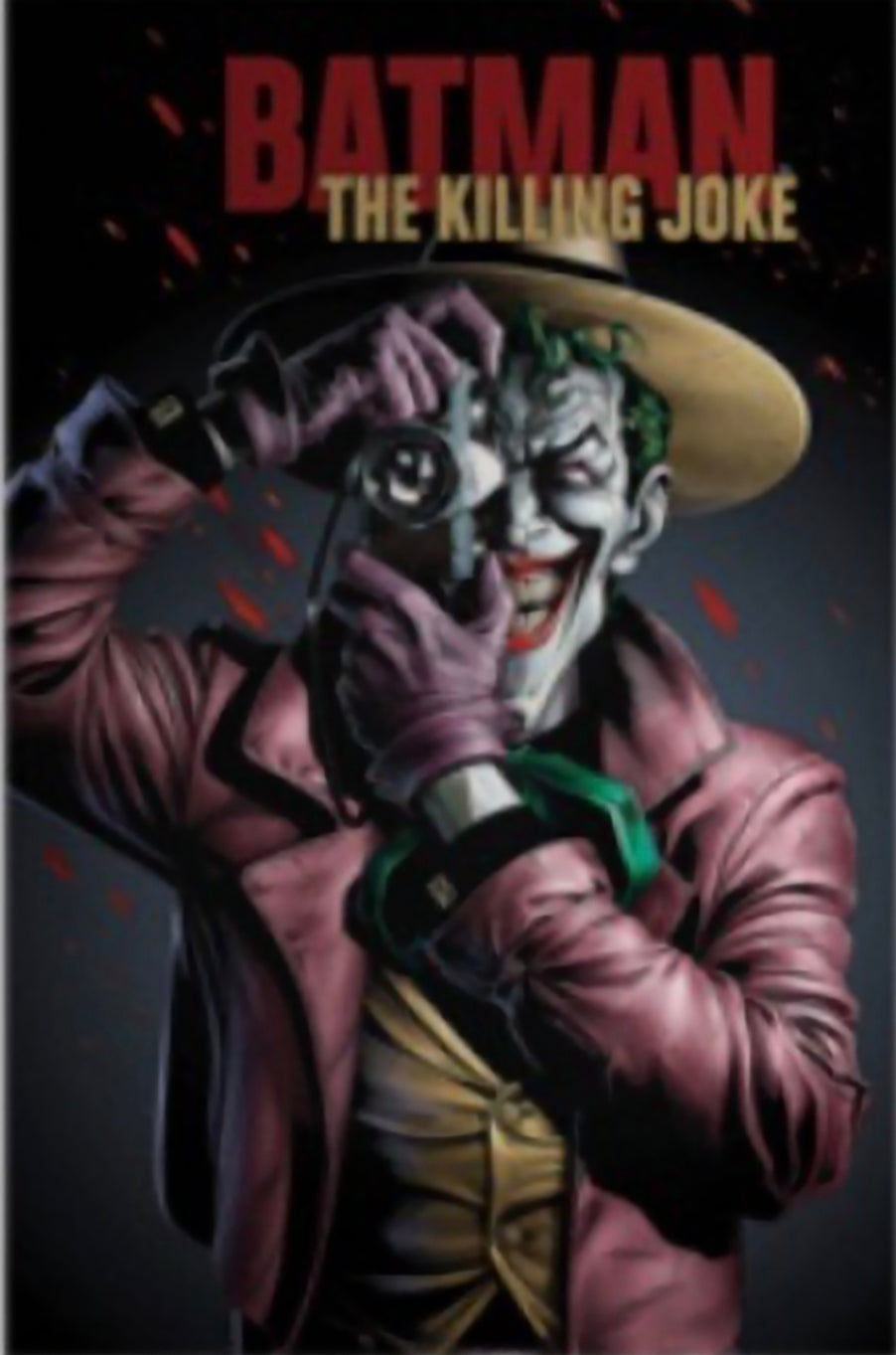 21x16 DC Comics Batman Joker The Killing Joke Textured Fine Art Print Framed