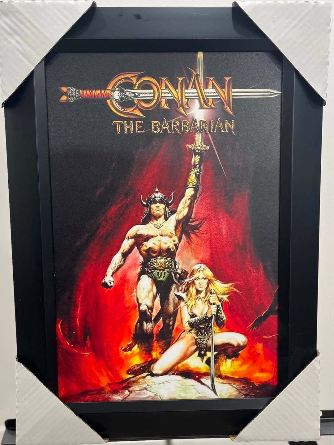 21x16 Movie Conan The Barbarian Textured Fine Art Print
