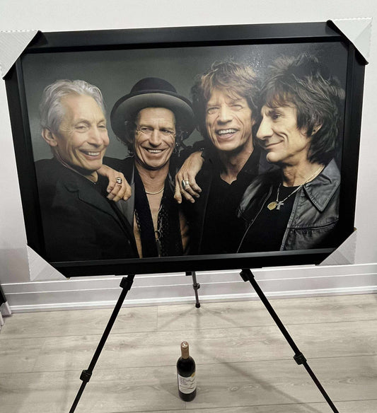 28x40 The Rolling Stones Textured Fine Art Print