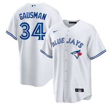 Toronto Blue Jays 50th Patch Gausman White Baseball Jersey Size Mens Medium
