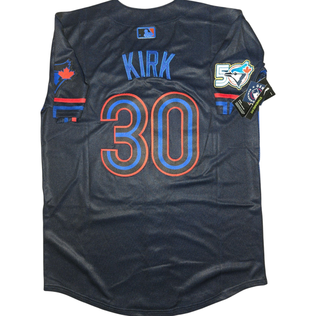 Toronto Blue Jays 50th Patch Kirk City Connect Baseball Jersey Size Womens Medium