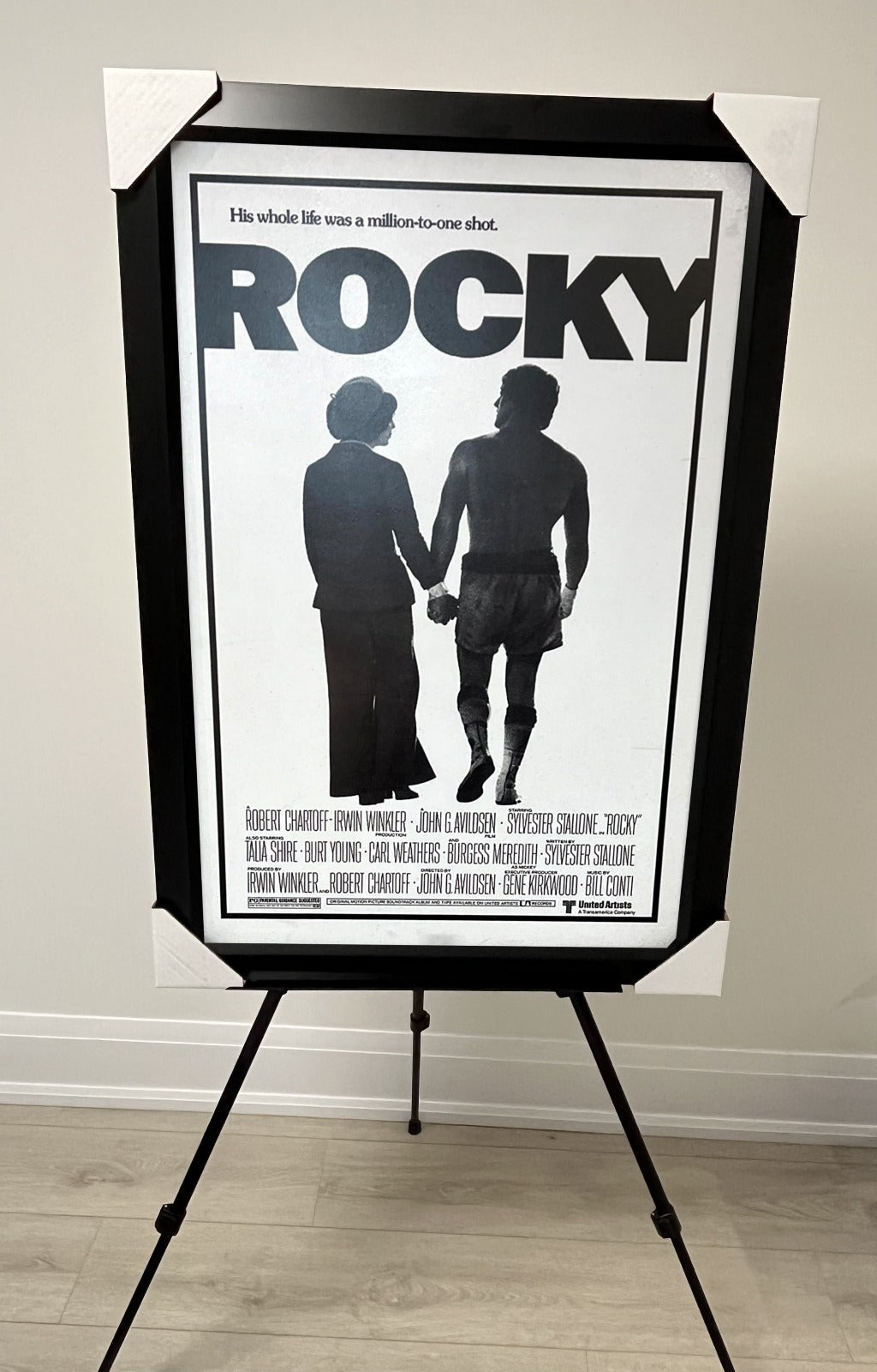 26x38 Movie Rocky Textured Fine Art Print
