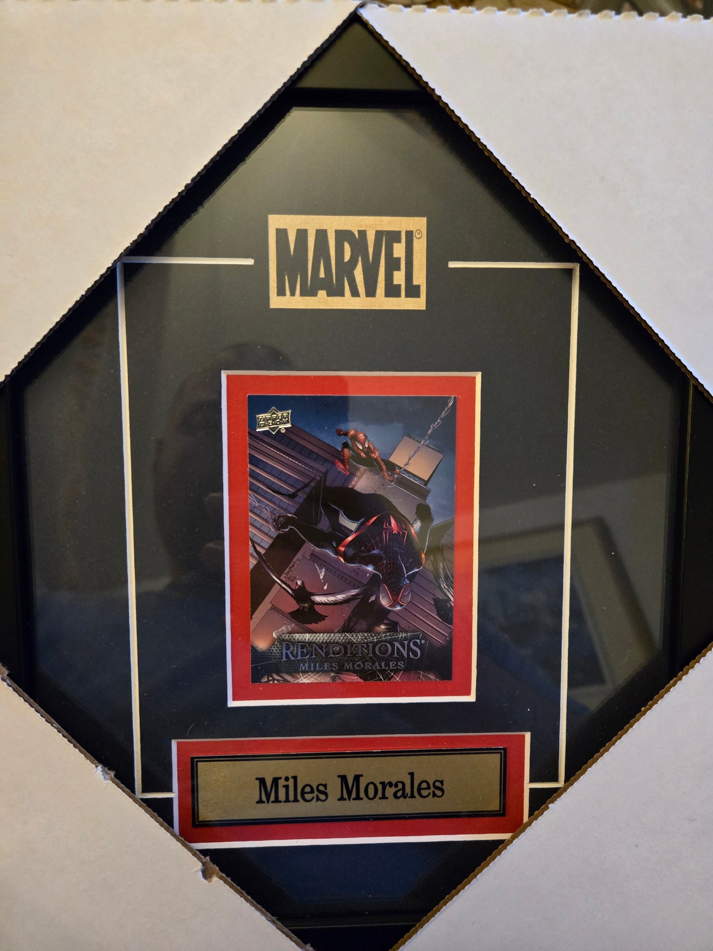 Marvel Comics Spider-Man Miles Morales Single Card Collector Frame