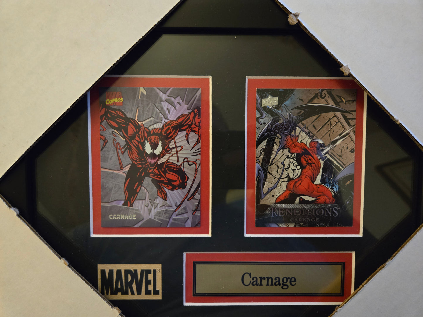 Marvel Comics Carnage 2 Card Collector Frame