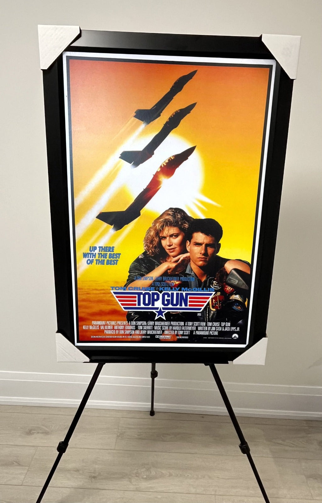 26x38 Movie Top Gun Textured Fine Art Print