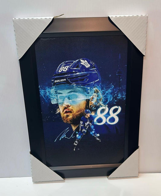 21x16 Toronto Maple Leafs William Nylander Textured Fine Art Print