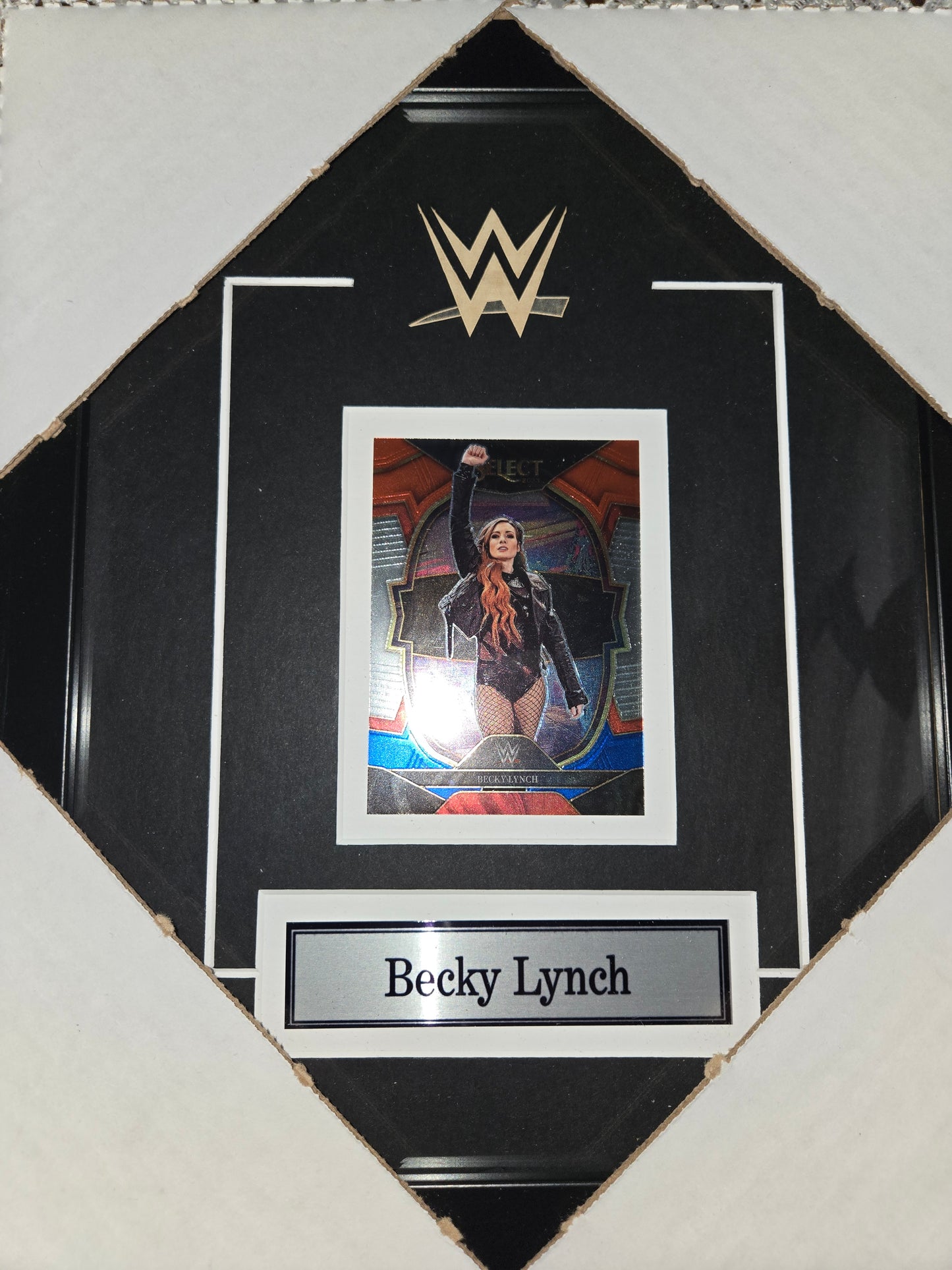 12x10 WWE WWF NWO WCW The Man Becky Lynch Single Card Collector Frame