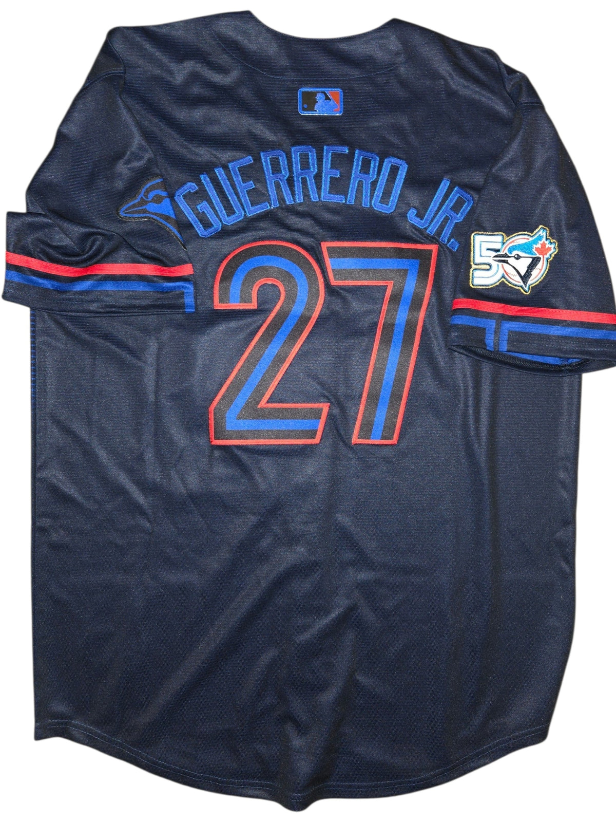 Toronto Blue Jays 50th Patch Guerrero Jr City Connect Baseball Jersey Size Mens Large