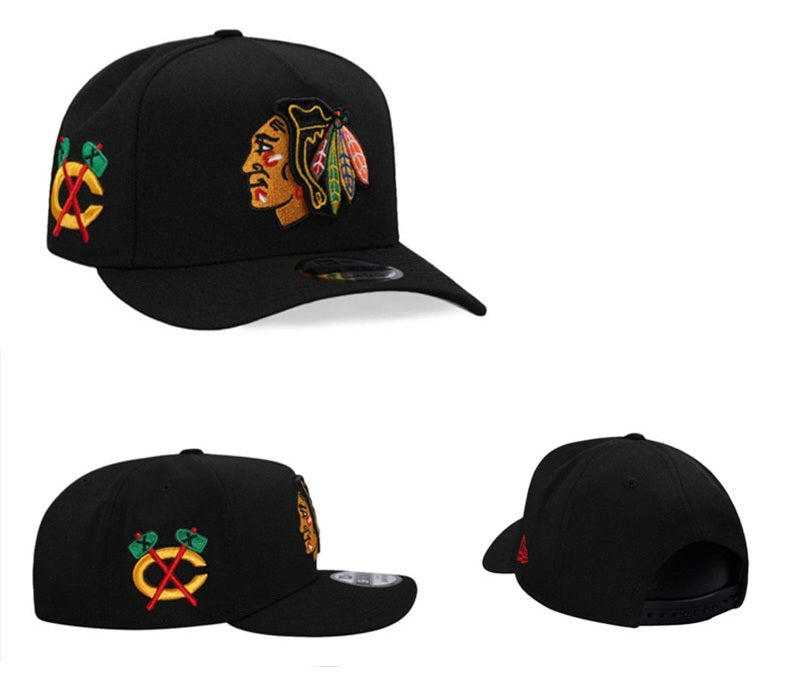 New Era Chicago Blackhawks Snapback Baseball Hat Cap