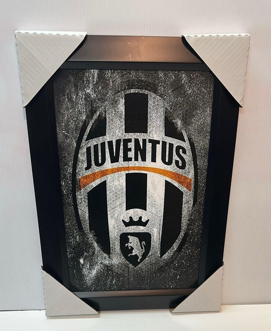 21x16 Soccer Serie A Juventus Textured Fine Art Print