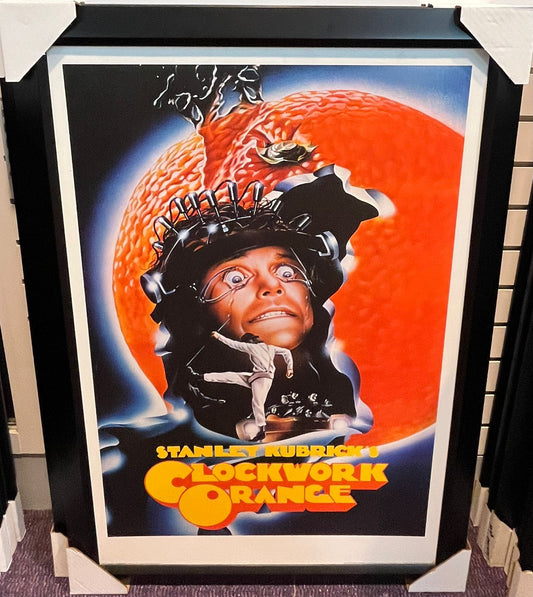 21x16 Stanley Kubric A Clockwork Orange Textured Fine Art Print