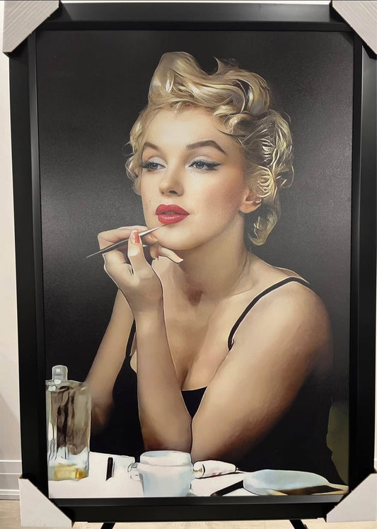 26x38 Marilyn Monroe Textured Fine Art Print Frame