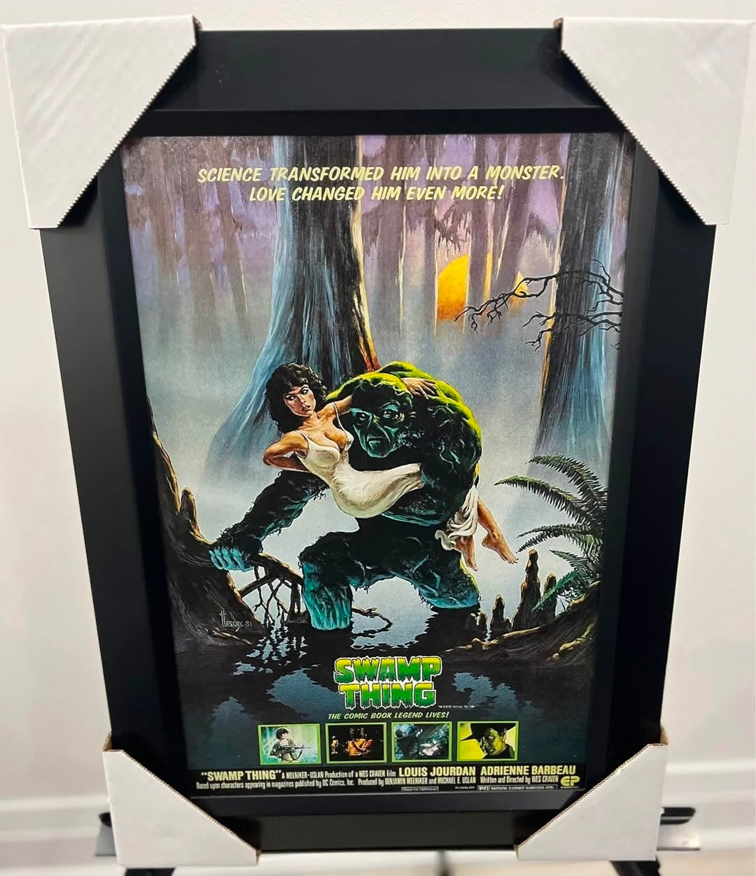 21x16 Movie Swamp Thing Textured Fine Art Print