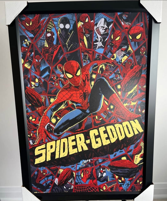 26x38 Marvel Comics Spiderman Textured Fine Art Print