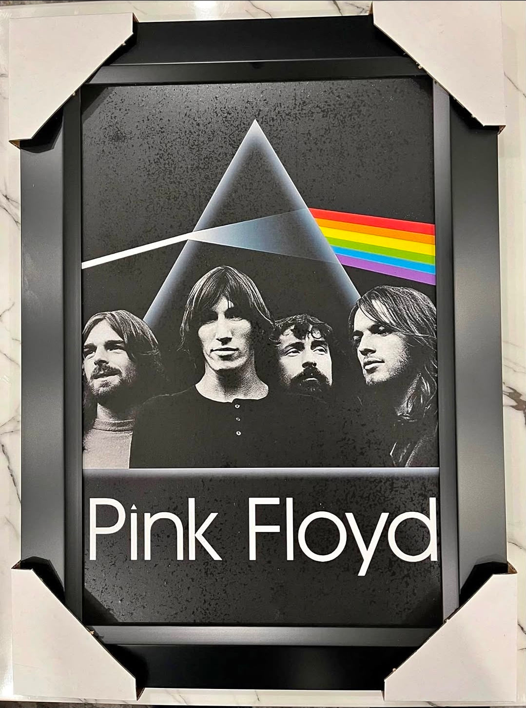 21x16 Pink Floyd Textured Fine Art Print Frame