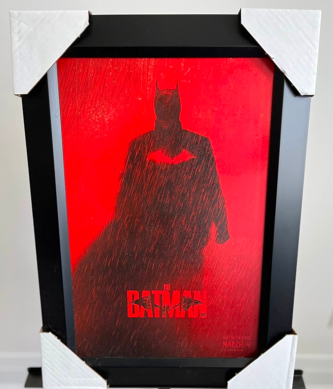 21x16 Movie The Batman Textured Fine Art Print