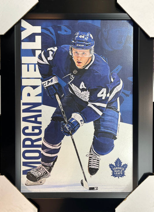 21x16 Toronto Maple Leafs Morgan Rielly Textured Fine Art Print