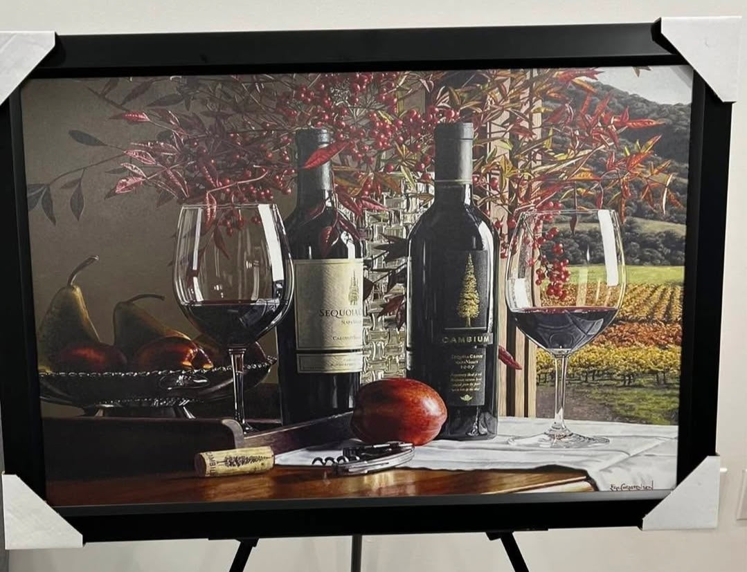 26x38 Wall Art Textured Fine Art Print