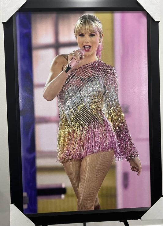 21x16 Taylor Swift Textured Fine Art Print Frame