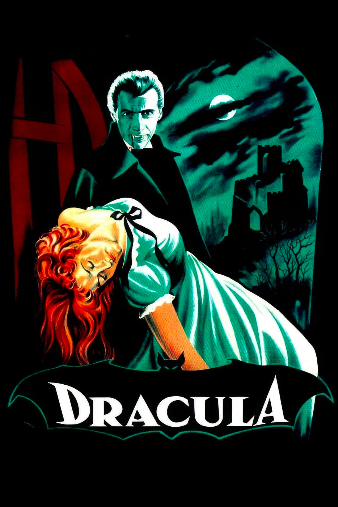21x16 Movie Dracula Textured Fine Art Print