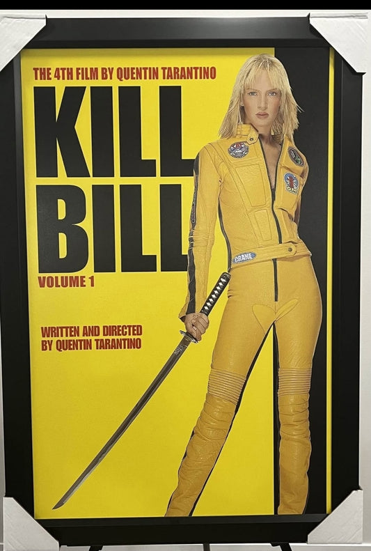 26x36 Kill Bill Quentin Tarrentino Movie Textured Fine Art Print