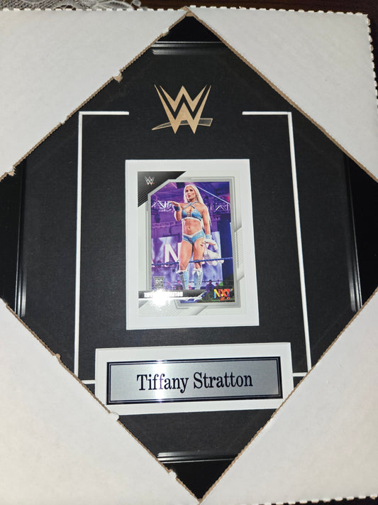 12x10 WWE WWF NWO WCW Tiffany Stratton Single Card Collector Frame