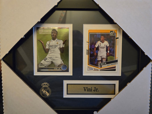 Soccer Real Madrid Vini Jr 2 Card Collector Frame