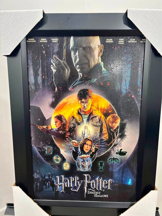 21x16 Movie Harry Potter and The Deathly Hallows Textured Fine Art Print