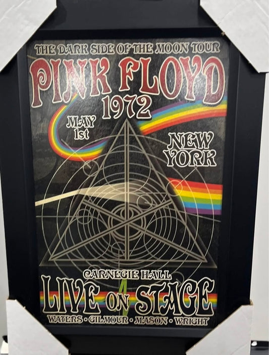 21x16 Pink Floyd Textured Fine Art Print Frame