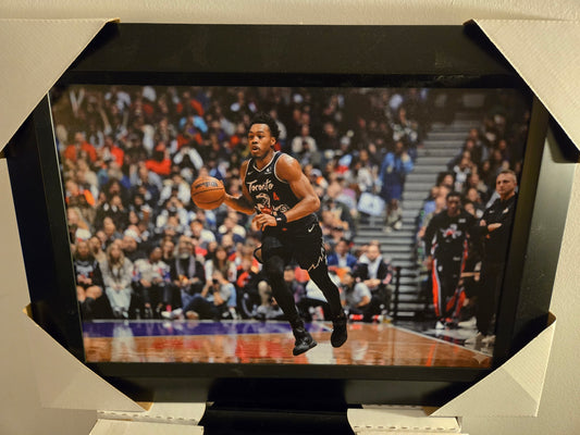 21x16 NBA Toronto Raptors Scottie Barnes Textured Fine Art Print