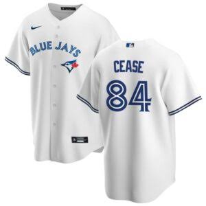 Toronto Blue Jays 50th Patch Cease White Baseball Jersey Size Womens Large