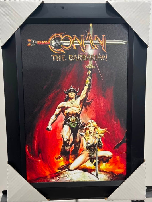 21x16 Movie Conan The Barbarian Textured Fine Art Print