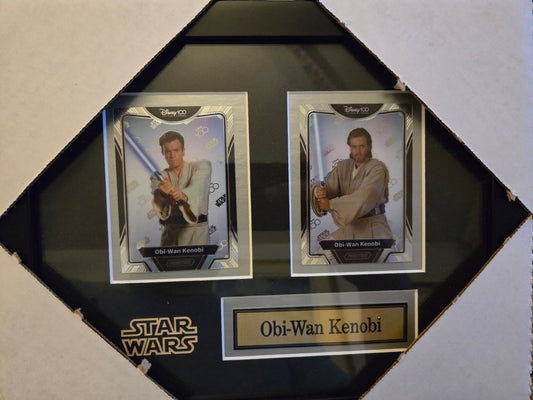 Star Wars Obi-Wan Kenobi 2 card collector frame