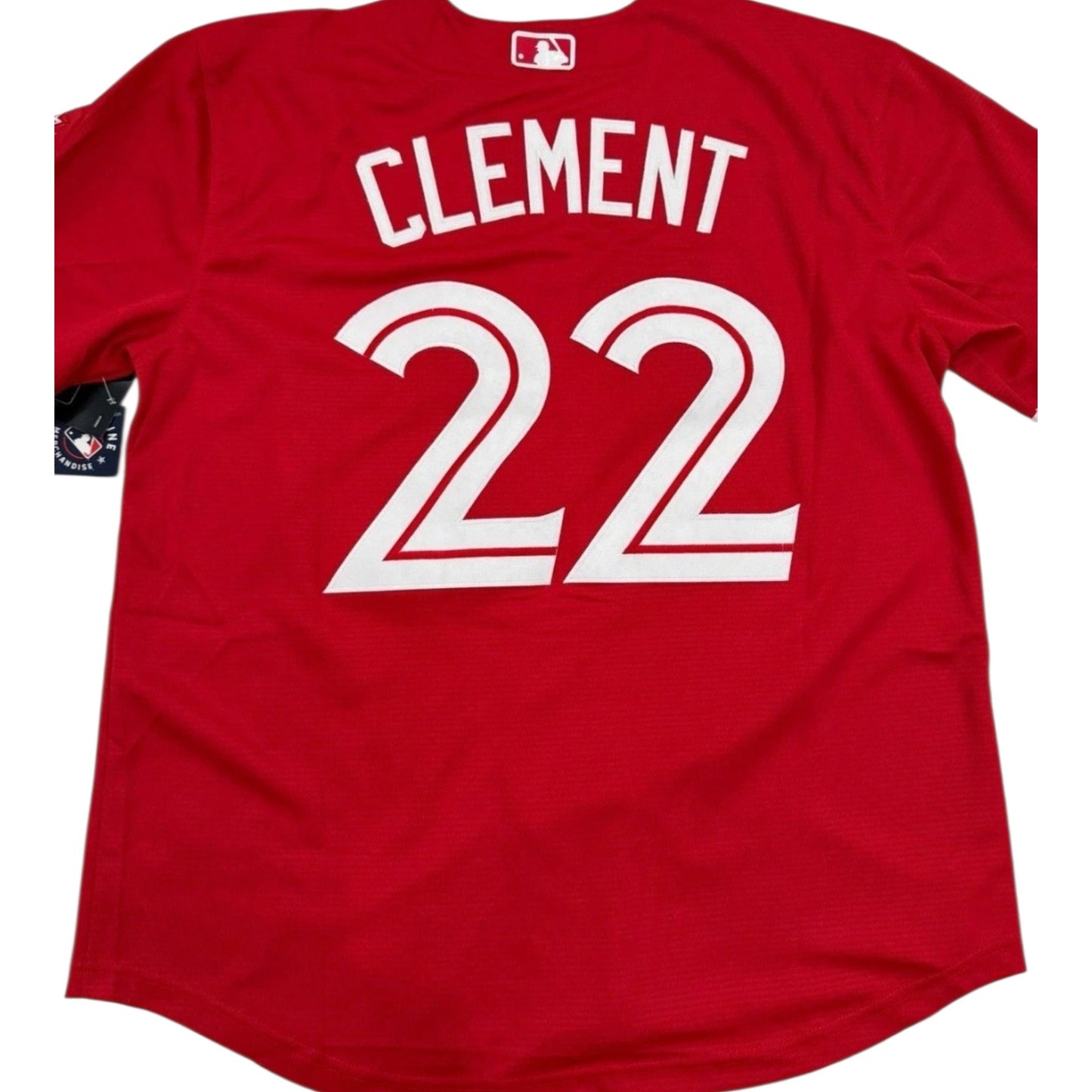 Toronto Blue Jays 50th Patch Clement Canada Day Red Baseball Jersey Size Mens XXL