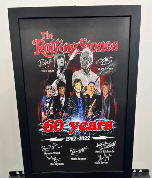 19x13 The Rolling Stones Print Frame