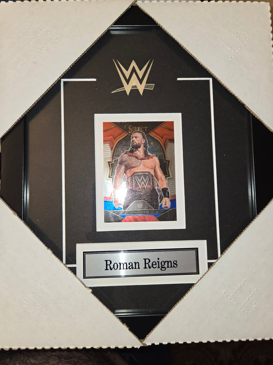 12x10 WWE WWF NWO WCW Roman Reigns Tribal Chief Single Card Collector Frame
