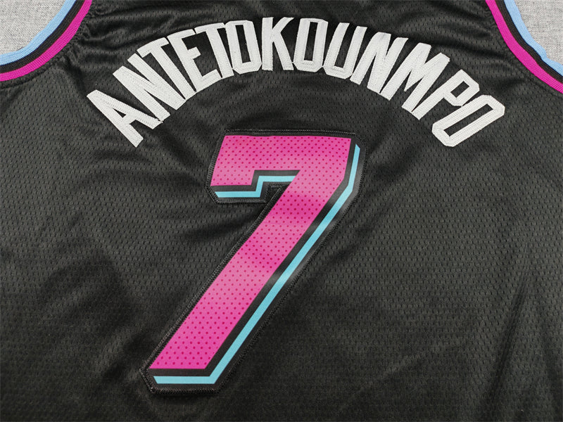 Miami Heat Giannis Antetokounmpo Basketball Jersey Mens XXXL
