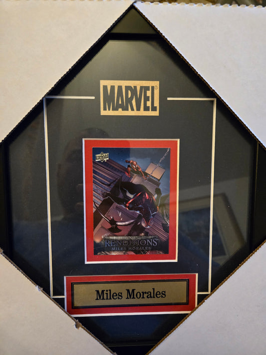 Marvel Comics Spider-Man Miles Morales Single Card Collector Frame