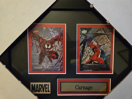 Marvel Comics Carnage 2 Card Collector Frame