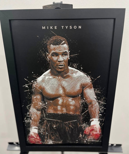 19x13 Boxing Legend Iron Mike Tyson Facsimile Autograph Print