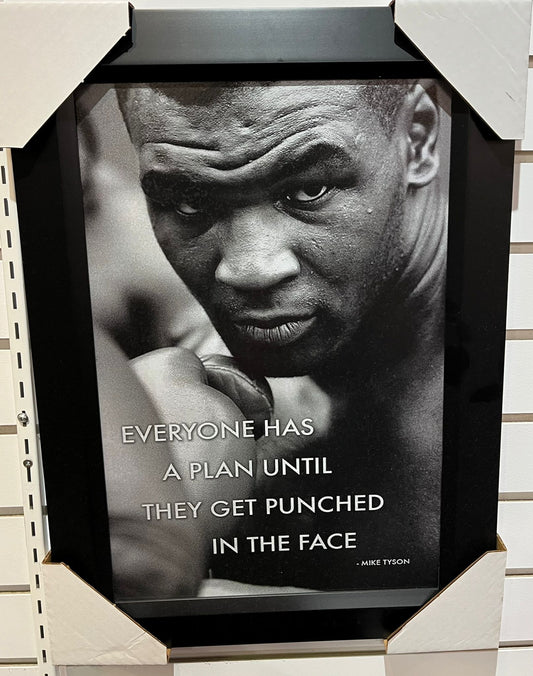 21x16 Boxing Iron Mike Tyson Motivational Textured Fine Art Print