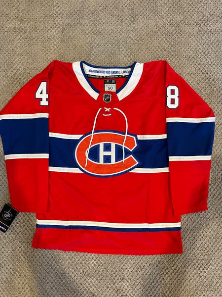Montreal Canadiens Lane Hutson Hockey Jersey Size Mens Medium