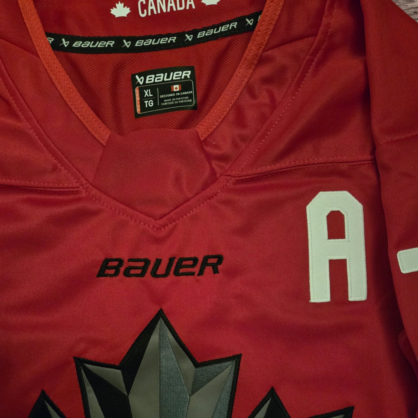 2026 Olympics Team Canada McDavid "A" Hockey Jersey Size XXL
