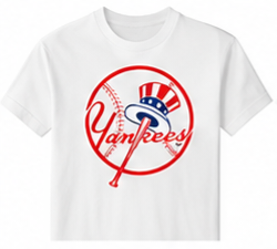 New York Yankees White Tshirt Size Mens Medium