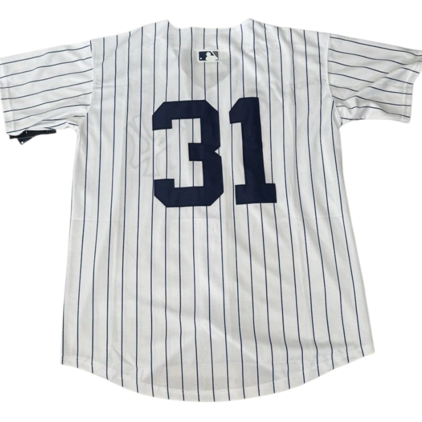 New York Yankees Schlittler White Pinstripe No Name Only Number Baseball Jersey Size Mens XXL
